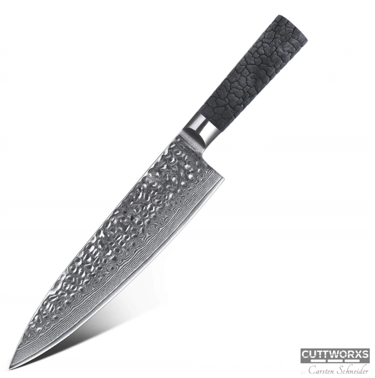 Cuttworxs Flamewood Koksmes Damaststaal VG10 1 Cuttworxs Flamewood Koksmes Damaststaal VG10