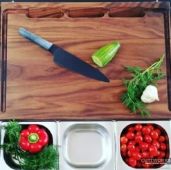 Cuttworxs Notenhouten Snijplank XL Met Sap Geul En Geïntegreerde Opvangbak 7 Cuttworxs Notenhouten Snijplank XL Met Sap Geul En Geïntegreerde Opvangbak -Smokey Touch cuttworxs notenhouten snijplank xl met sap geul en 3