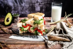 Forged Katai Broodmes 20cm -Smokey Touch forged katai broodmes 20cm 2