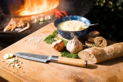 Forged Olive Santokumes 14cm -Smokey Touch forged olive santokumes 14cm 2