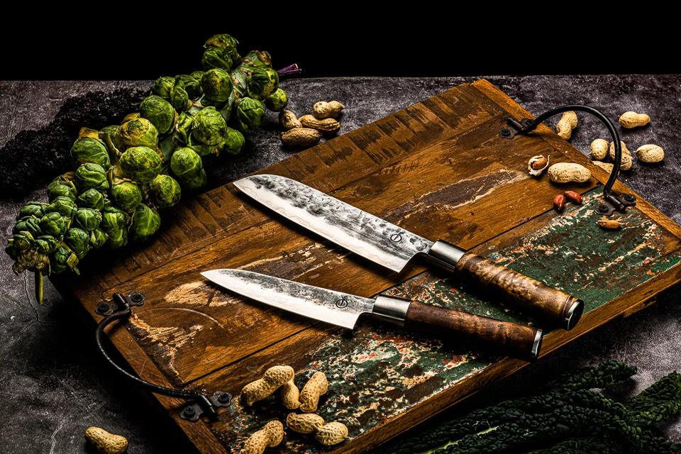 Forged VG10 Santokumes 18 Cm 3 Forged VG10 Santokumes 18 Cm - Afbeelding 3