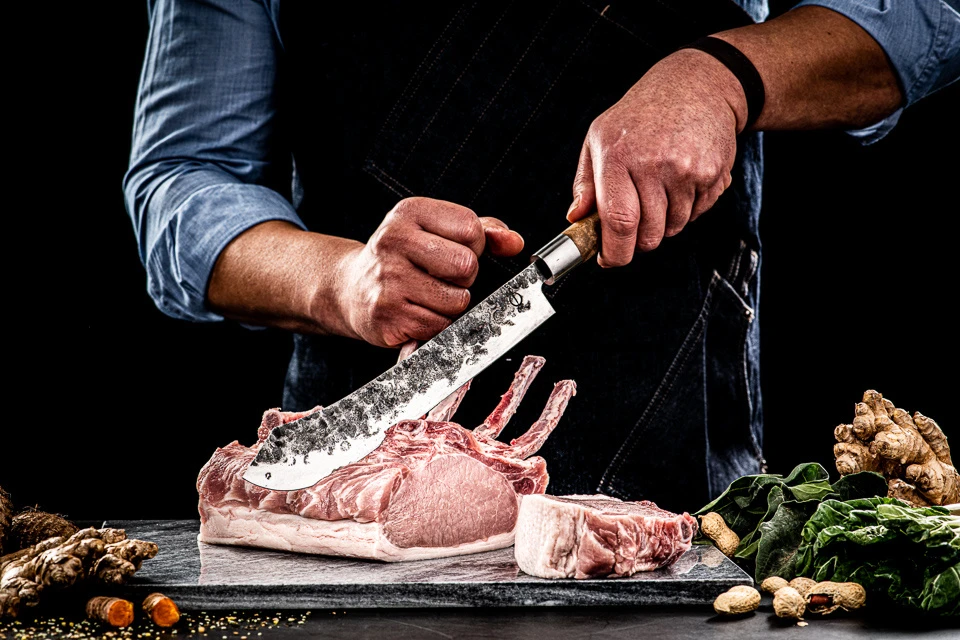 Forged VG10 Slagersmes 2 Forged VG10 Slagersmes - Afbeelding 2