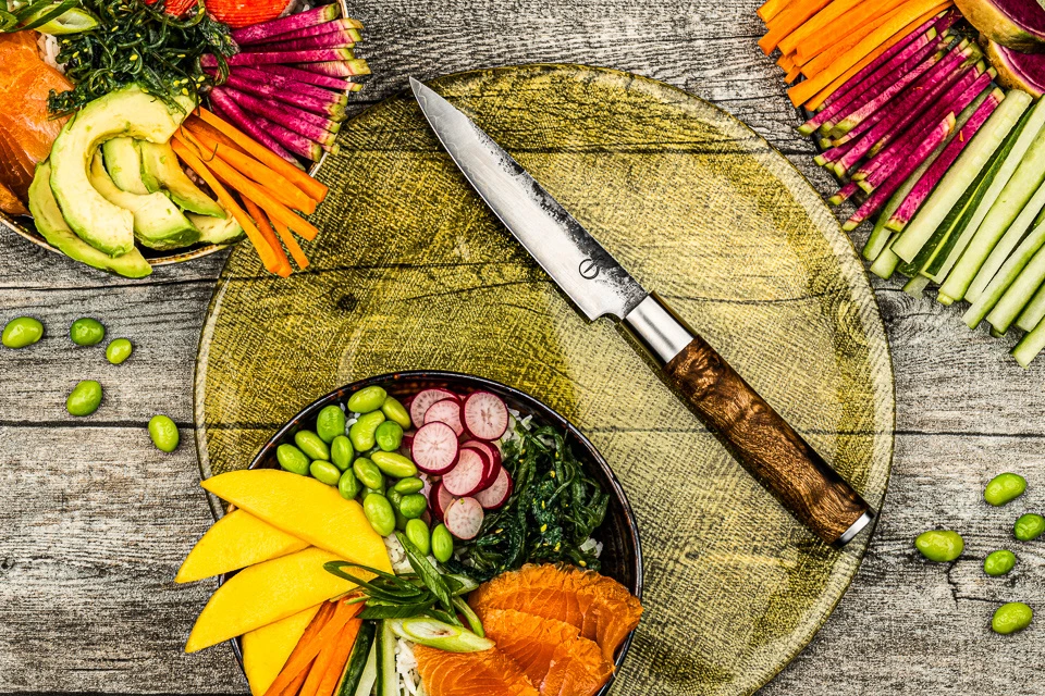 Forged VG10 Universeel Mes 12cm 2 Forged VG10 Universeel Mes 12cm - Afbeelding 2