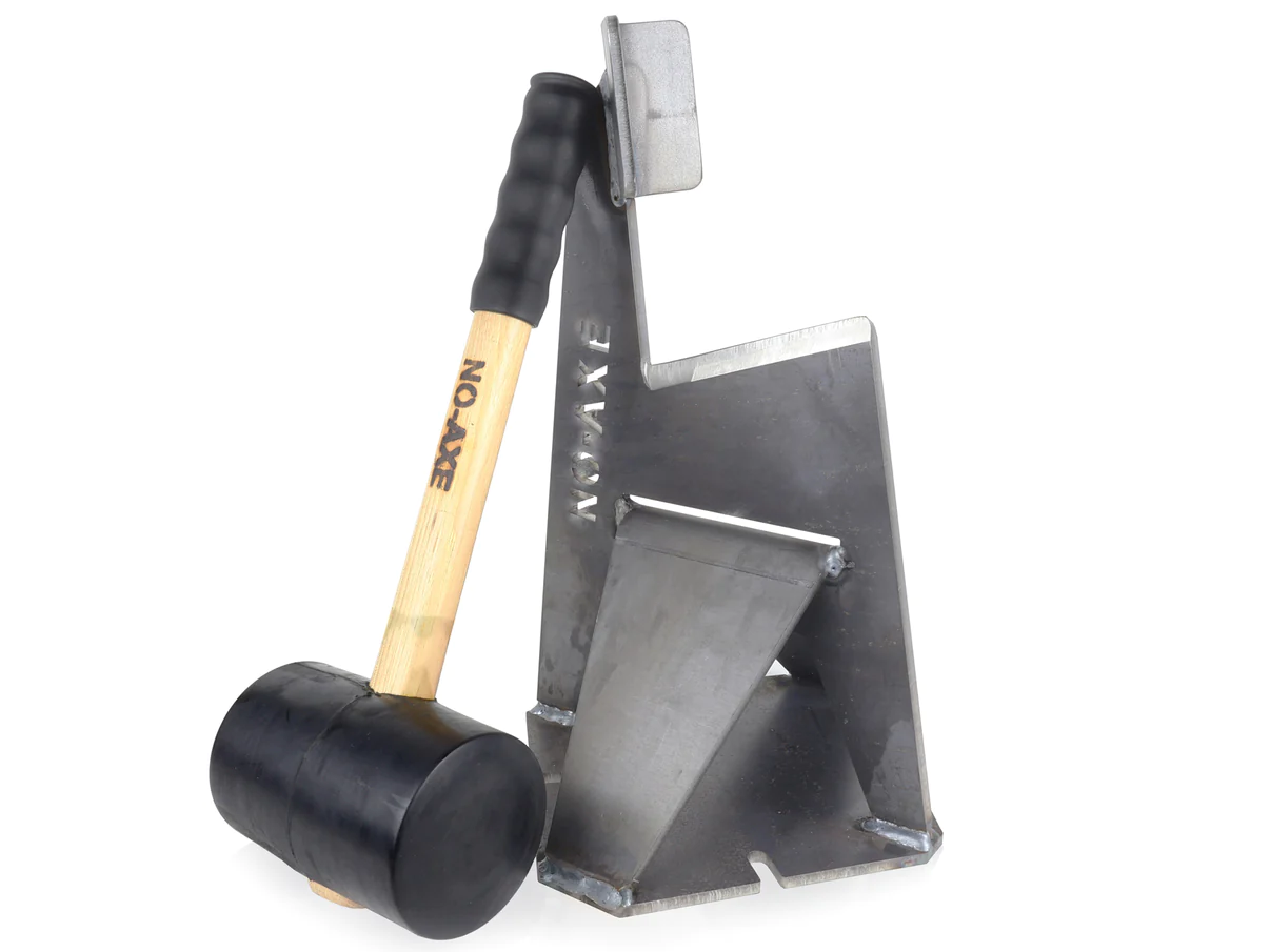 NO-AXE Houtklover Blank Staal Met Hamer 1 NO-AXE Houtklover Blank Staal Met Hamer